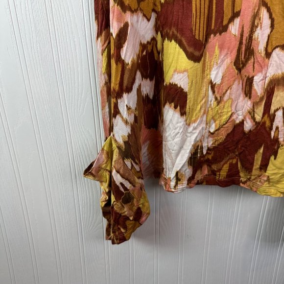 LOGO by Lori Goldstein tunic top size 2XL Yellow gold - Picture 4 of 6